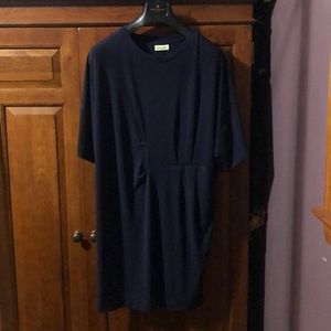 NWT malene birger navy hannii dress knot small